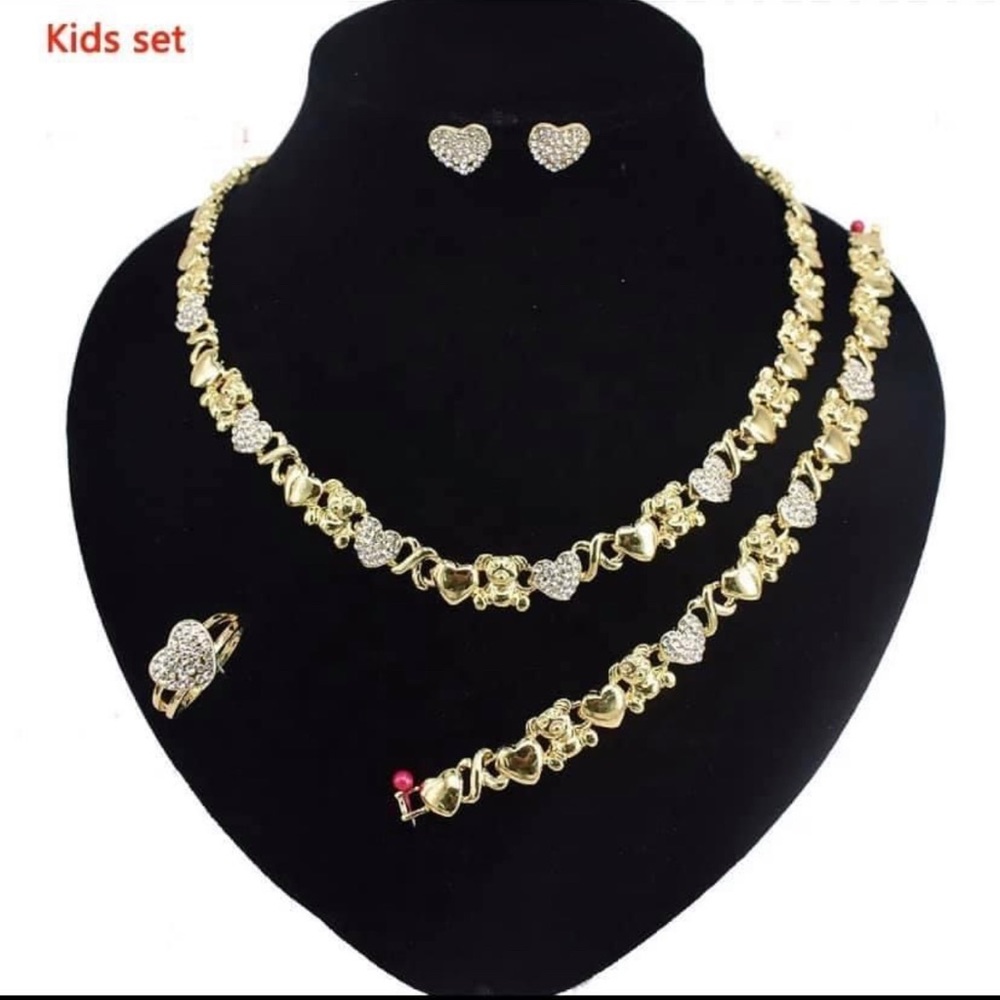 Children XoXo Teddy Bear Jewelry Set